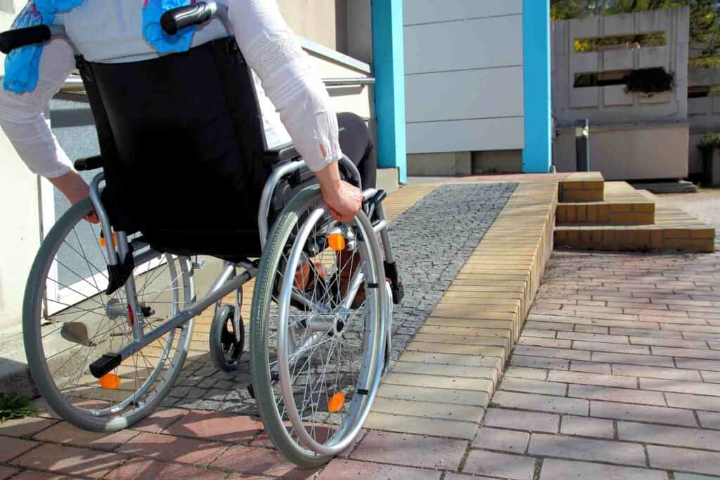 Person in wheelchair