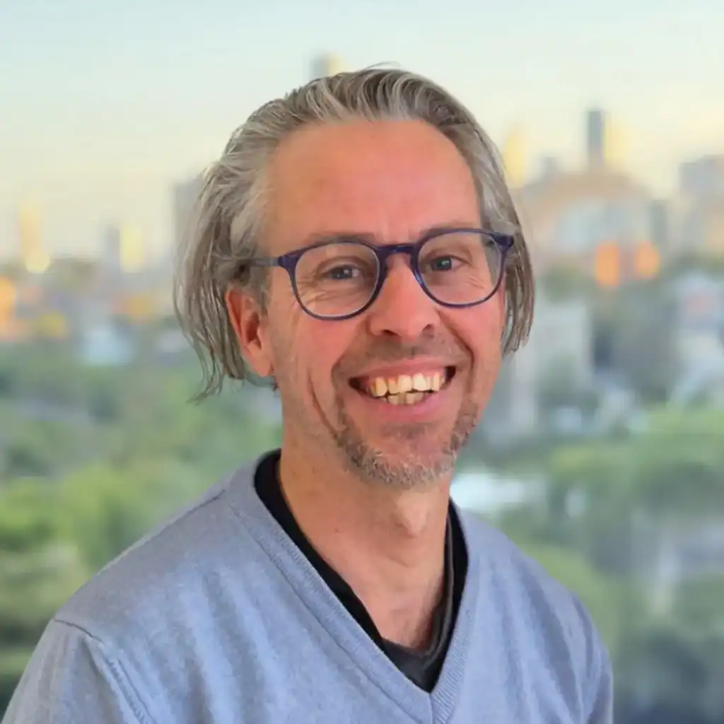 Smiling man with glasses, rehabilitation specialist at Royal Rehab LifeWorks.